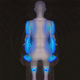 Electric Full Body Massage Chair Neck Back Waist Massage Cushion Heat & Vibrate Massage Pad as a Gift for Wife Parents 110V/220V