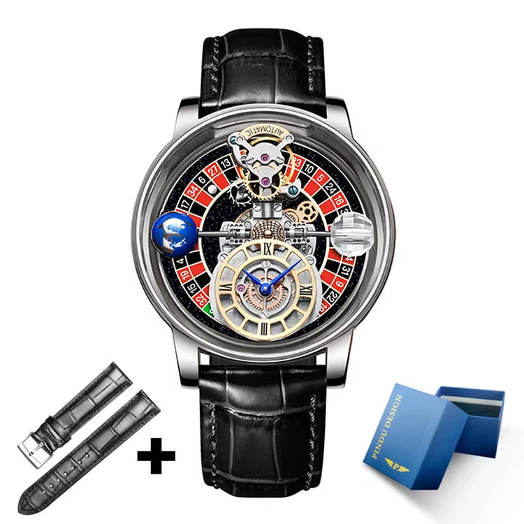 Upgraded Version  Russian Roulette Celestial Series Quartz Watch Men&