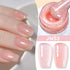 Jelly Nude Gel Nail Polish 10Ml Light Pink Peach Translucent Color UV Light Cure Gel Varnish Nail Art DIY at Home
