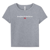 Faith & Freedom Baby Tee - Women&