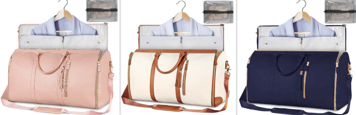 Large Capacity Travel Duffle Bag Women's Handbag Folding Suit Bag Waterproof Clothes Totes | Silver Fox Sales