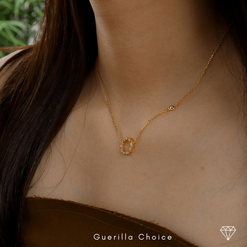 RING CHARM GOLD NECKLACE | Silver Fox Sales
