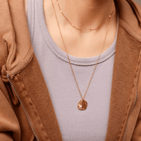 Freshwater Pearl Pendant Necklace, 18k Gold Plated, 55cm | Silver Fox Sales