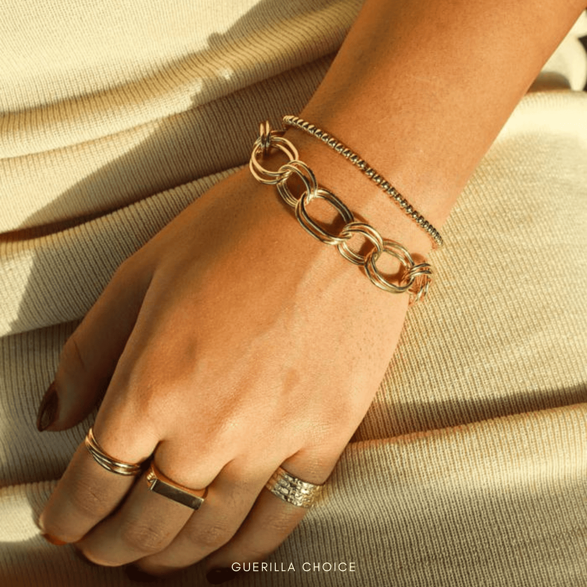 PRUNELLA GOLD BRACELET | Silver Fox Sales