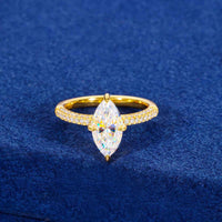 Étoile Marquise VVS Engagement Ring Gold | Silver Fox Sales
