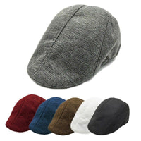 Men's Flat Cap Beret – Retro Cabbie Driving Hat | Silver Fox Sales