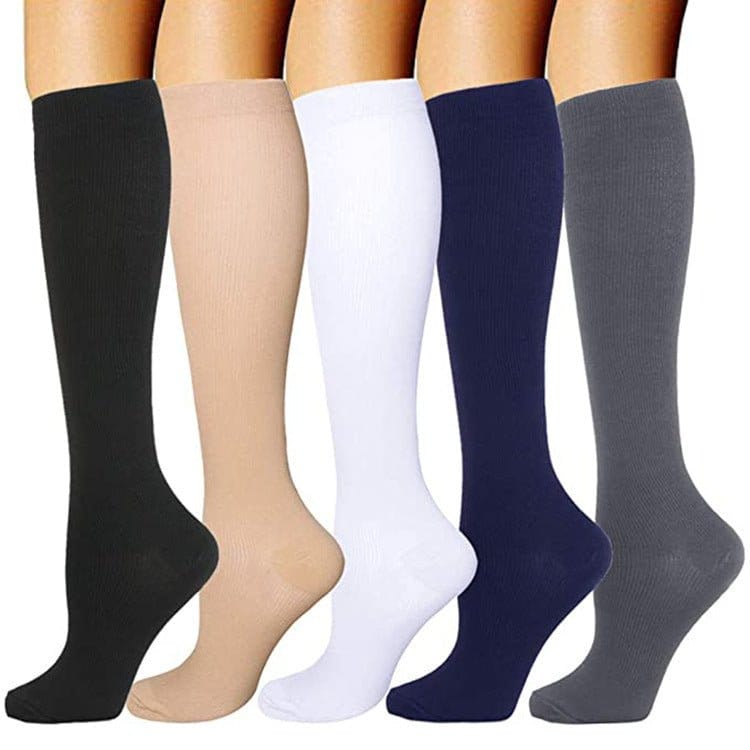 Cross-border Athletic Compression Socks Seamless Calf-length Socks | Silver Fox Sales