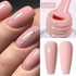 Jelly Nude Gel Nail Polish 10Ml Light Pink Peach Translucent Color UV Light Cure Gel Varnish Nail Art DIY at Home