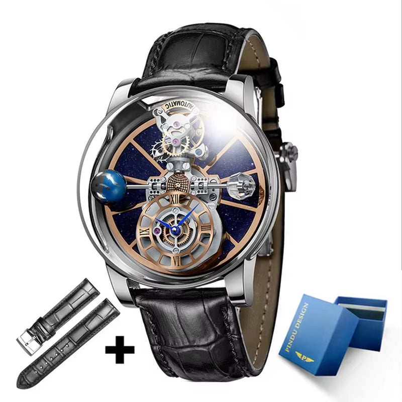 Upgraded Version  Russian Roulette Celestial Series Quartz Watch Men&