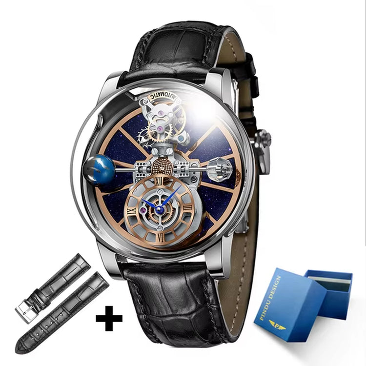 Upgraded Version  Russian Roulette Celestial Series Quartz Watch Men&