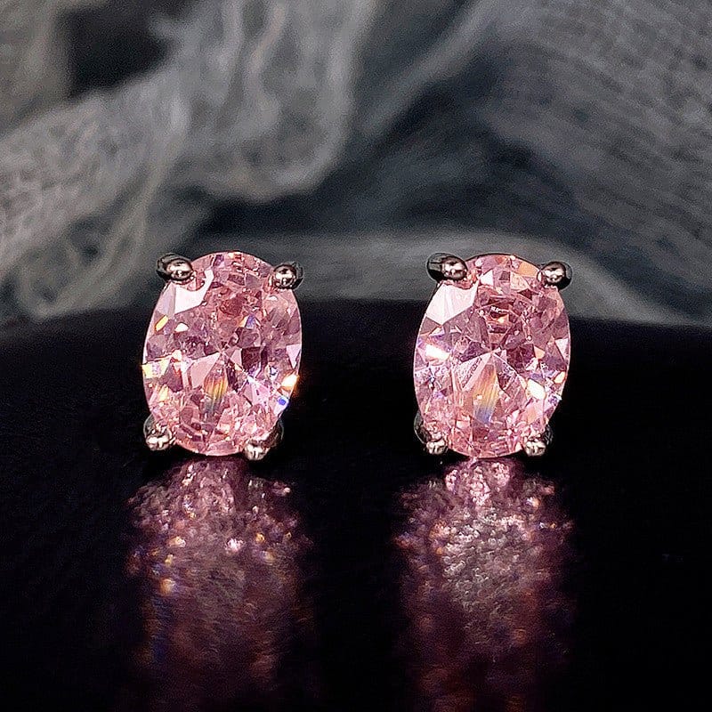 Women's Business-Style Zircon Earrings | Silver Fox Sales