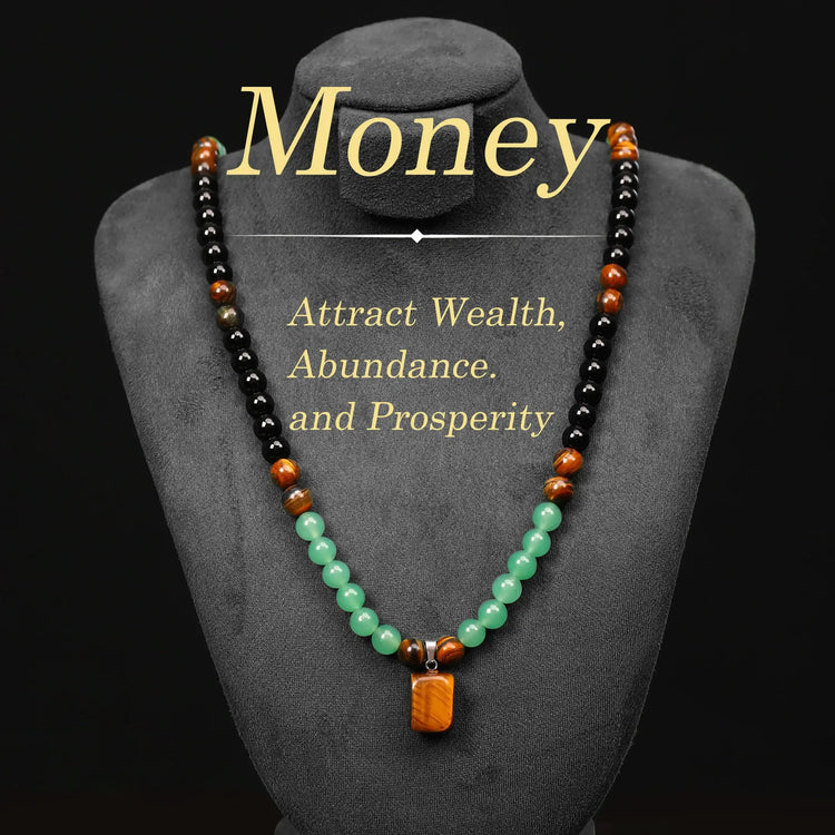 Money Bracelet with Black Onyx and Tiger&