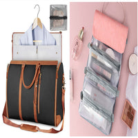 Large Capacity Travel Duffle Bag Women's Handbag Folding Suit Bag Waterproof Clothes Totes | Silver Fox Sales