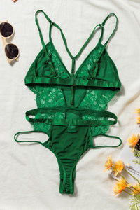 Women's Lace Mesh Teddy Bodysuit | Silver Fox Sales