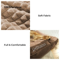 Large Thick Scratch-Resistant Spine Protection Dog Cushion Bed