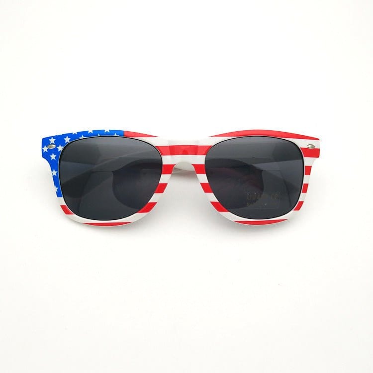 American Flag Party Glasses – Rhinestone Patriotic Eyewear | Silver Fox Sales
