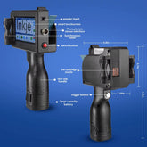 12.7MM Portable Handheld Inkjet Printer for Production Date Barcode Label Coding Machine Batch Number QR Quick Drying