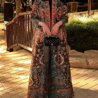 Women's Elegant Flowy Cardigan – Lightweight Polyester Robe Style | Silver Fox Sales
