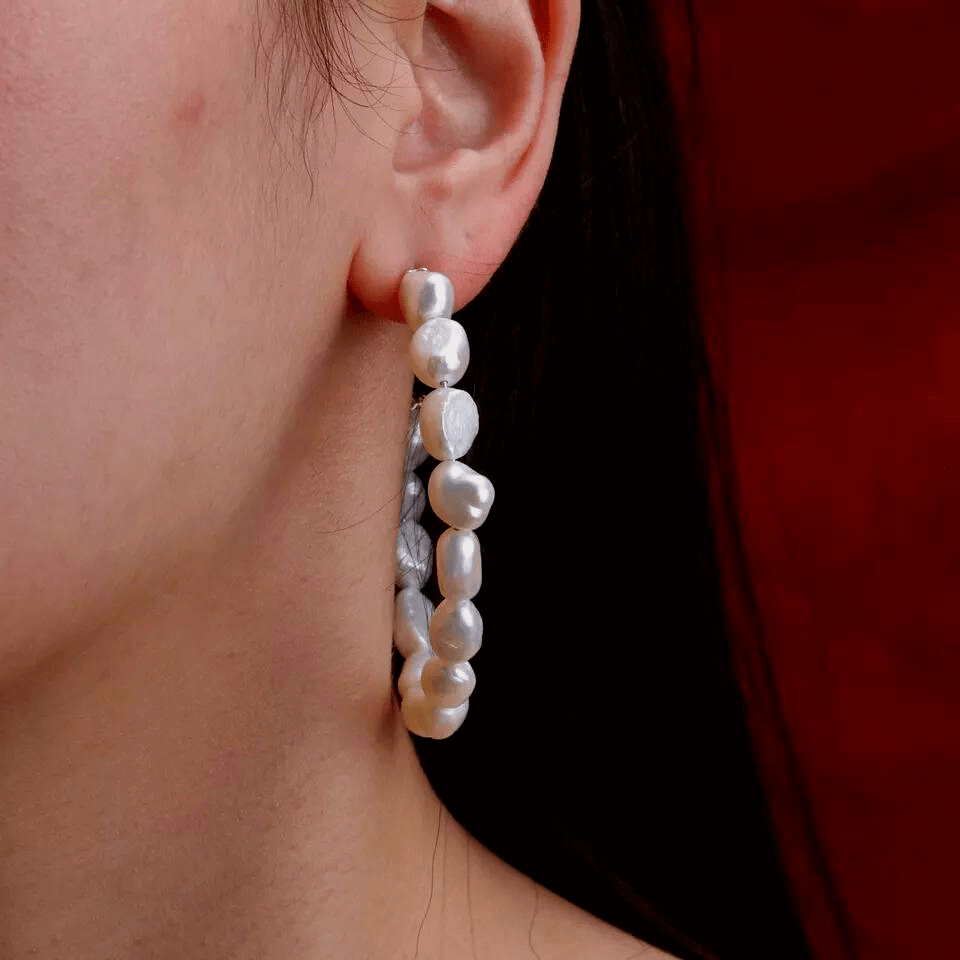 DIANNE CLEMENT PEARL EARRINGS | Silver Fox Sales