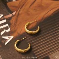 LA ELYSE GOLD EARRINGS | Silver Fox Sales