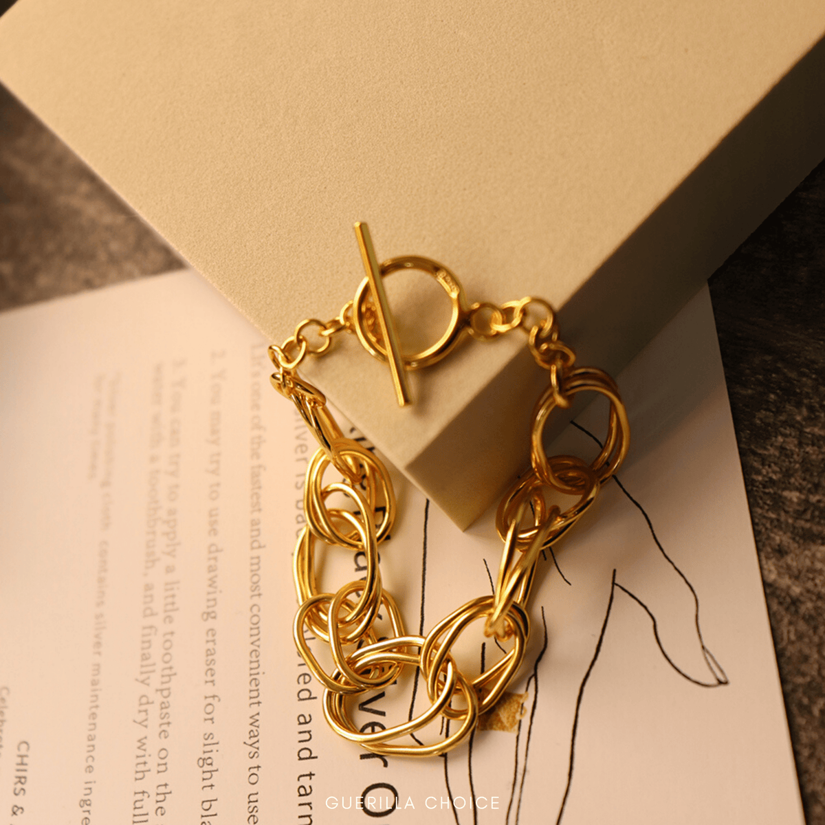 PRUNELLA GOLD BRACELET | Silver Fox Sales