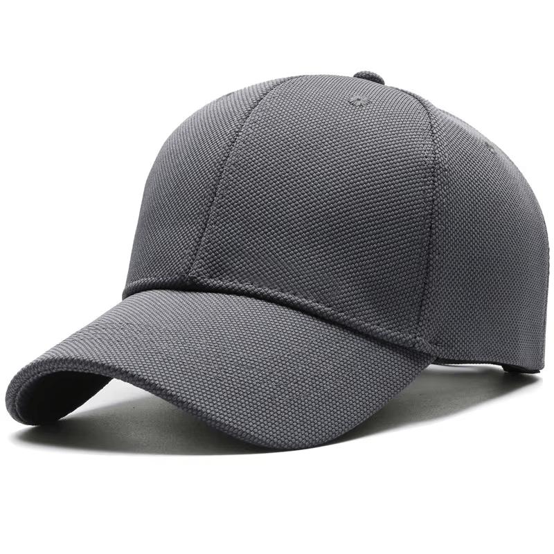 Pineapple Cloth Light Plate Simple Hat Men'S Casual Baseball Cap Fashion Visor Hat Minimalist Female Cap, Big Head Circumference