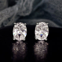 Women's Business-Style Zircon Earrings | Silver Fox Sales