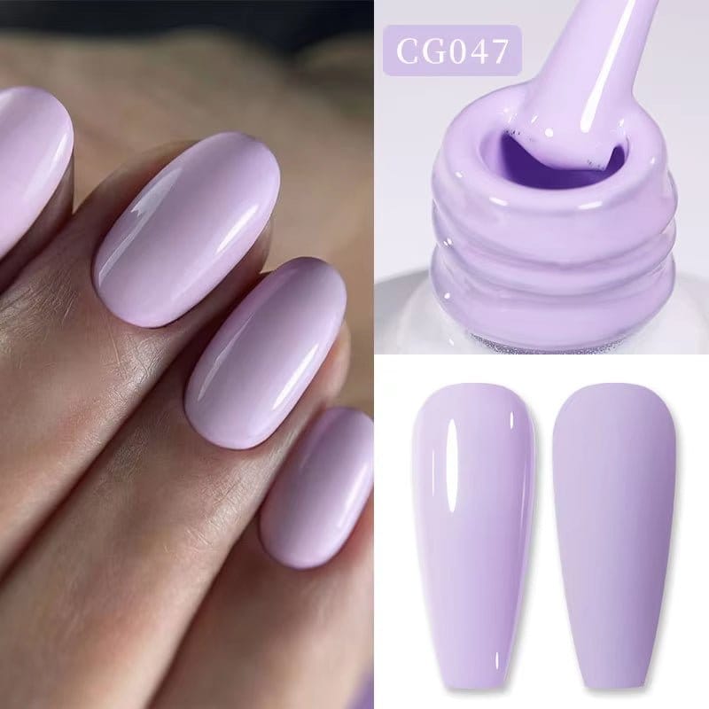Jelly Nude Gel Nail Polish 10Ml Light Pink Peach Translucent Color UV Light Cure Gel Varnish Nail Art DIY at Home