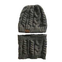 Women's Knit Ponytail Hat & Scarf Set | Silver Fox Sales