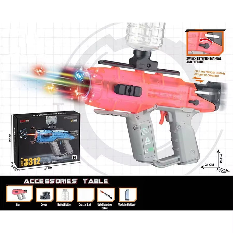 Electric Ball Blaster, Rechargeable Battery, Automatic, Outdoor Games Toys for Activities Team Game M249