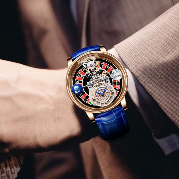 Upgraded Version  Russian Roulette Celestial Series Quartz Watch Men&