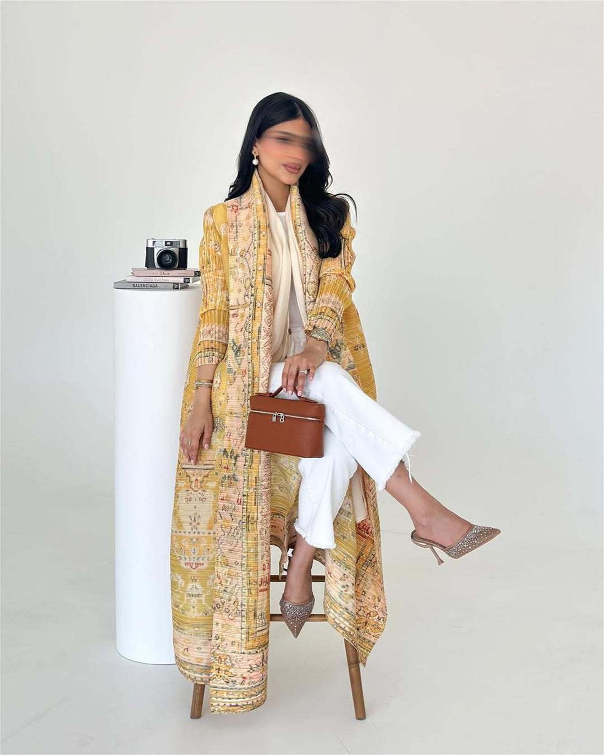 Women's Elegant Flowy Cardigan – Lightweight Polyester Robe Style | Silver Fox Sales
