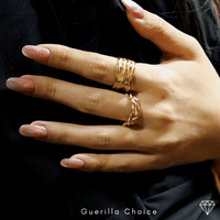 ELISE CHARM GOLD RING | Silver Fox Sales