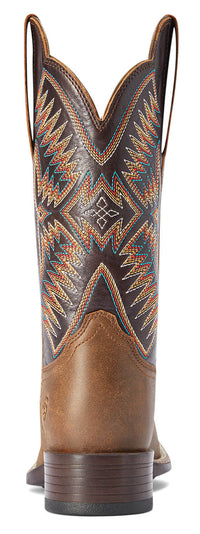 Ariat Women's Odessa StretchFit Western Boot – Fateful Brown, Wide Square Toe