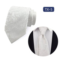 Mens jacquard woven business casual tie in TX-5 color, featuring elegant floral print and jacquard woven texture.