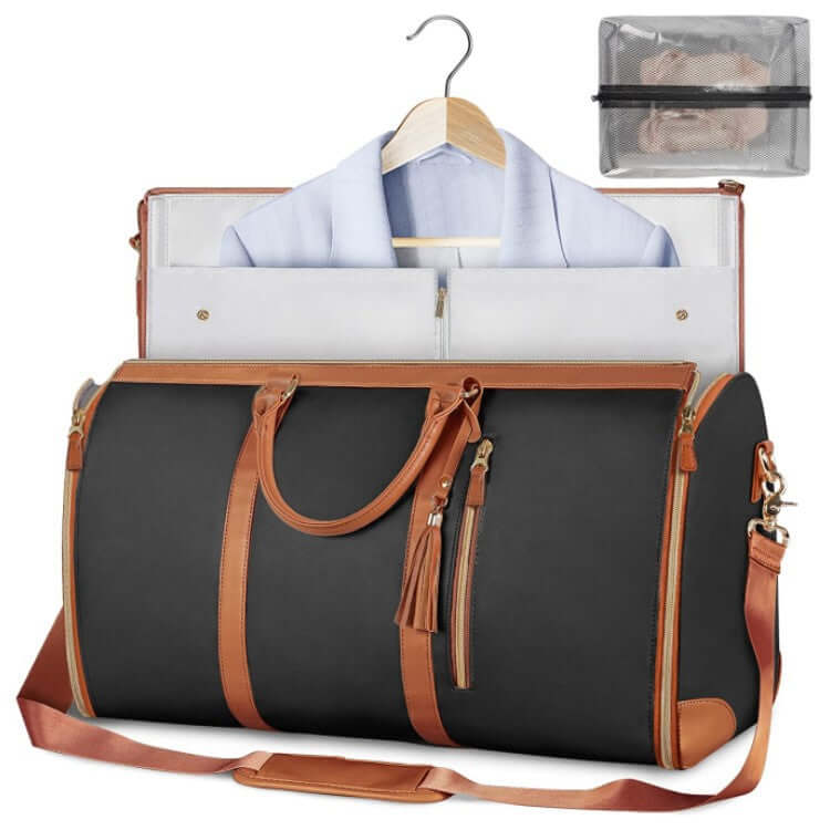 Large Capacity Travel Duffle Bag Women's Handbag Folding Suit Bag Waterproof Clothes Totes | Silver Fox Sales