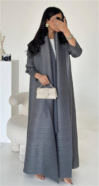 Women's Elegant Flowy Cardigan – Lightweight Polyester Robe Style | Silver Fox Sales