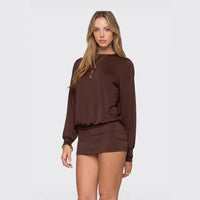 Women's Off-Shoulder Long Sleeve Dress | Silver Fox Sales