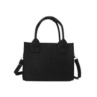 2023 New PU leather women's crossbody bags with stylish strap in black color featuring a chic design.