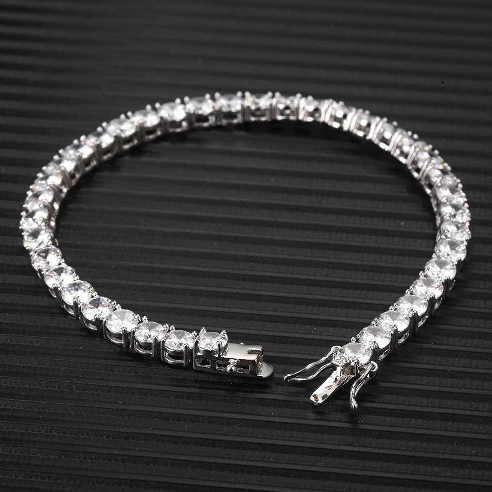 Zircon Tennis Chain Bracelet | Silver Fox Sales
