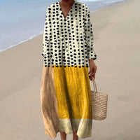 Women's Floral Long Sleeve Maxi Dress | Silver Fox Sales