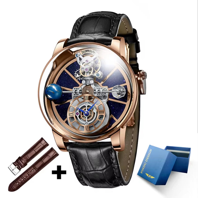Upgraded Version  Russian Roulette Celestial Series Quartz Watch Men&