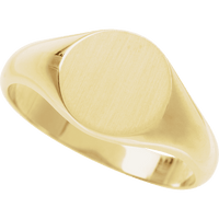 L’Empreinte 14K Gold Signet Ring | Silver Fox Sales