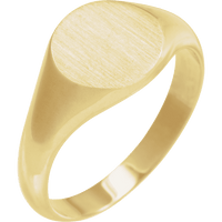 L’Empreinte 14K Gold Signet Ring | Silver Fox Sales