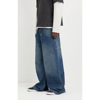 Pacsun Men'S Ryder Ultra Baggy Jeans Dark Blue
