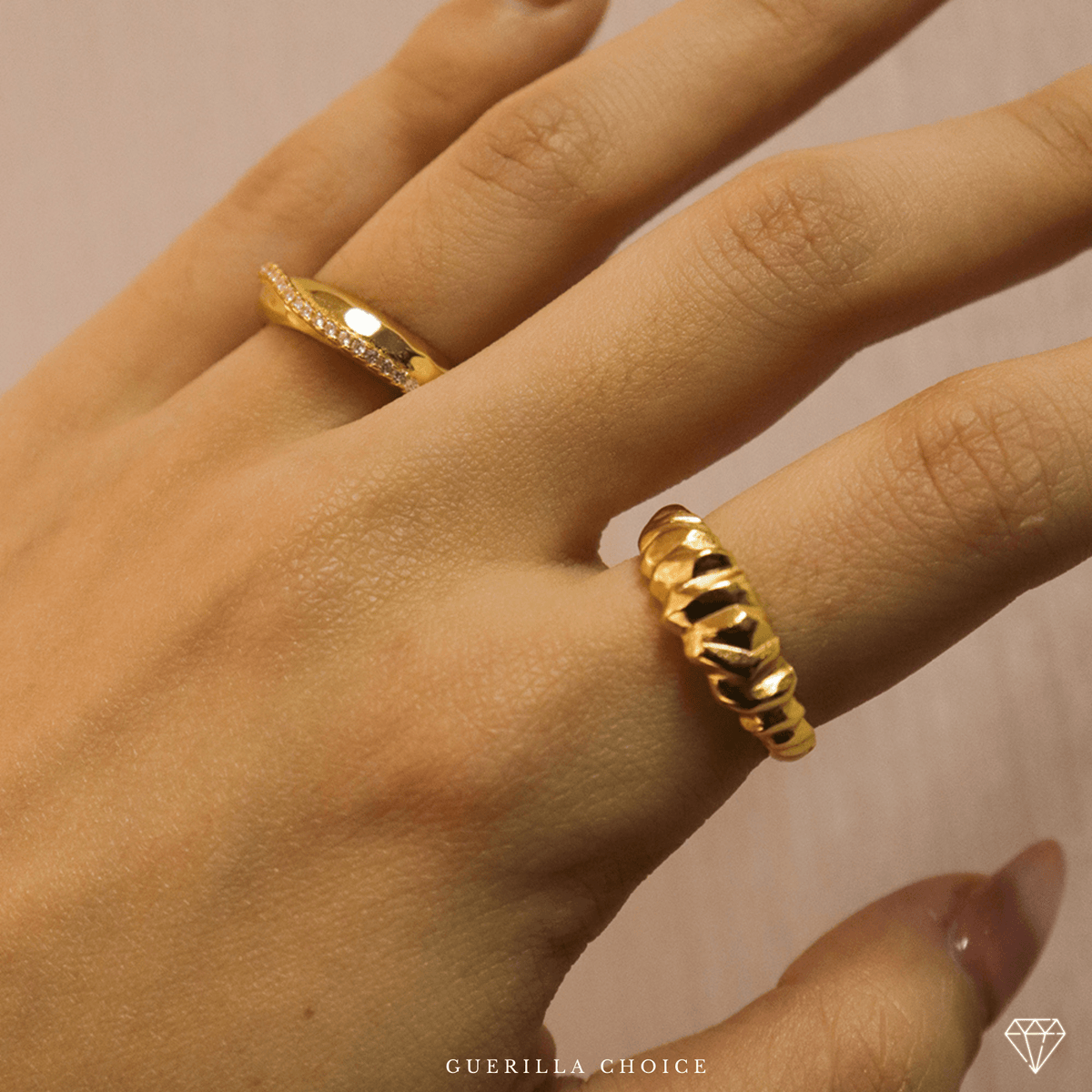 JULIET GOLD RING | Silver Fox Sales