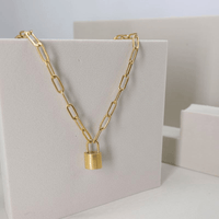 Arnaude Hardy 18k Gold-Plated Stainless Steel Necklace | Silver Fox Sales