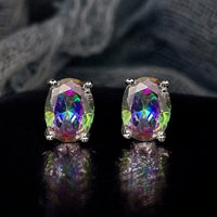 Women's Business-Style Zircon Earrings | Silver Fox Sales