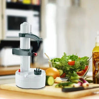 Revolutionary Multifunction Stainless Steel Electric Peeler - Effortlessly Peel Fruits and Vegetables with Three Extra Blades!