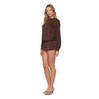 Women's Off-Shoulder Long Sleeve Dress | Silver Fox Sales